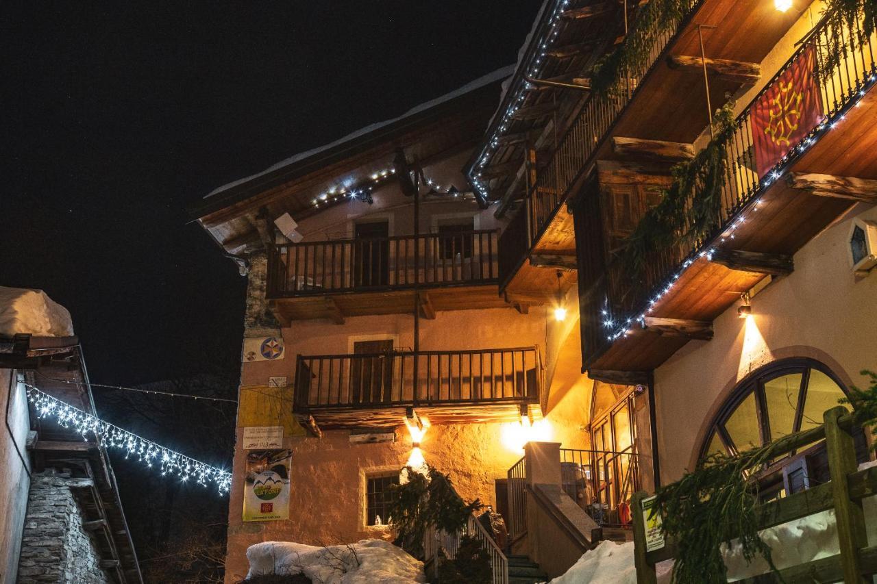Hotel Ristorante La Font Castelmagno Esterno foto